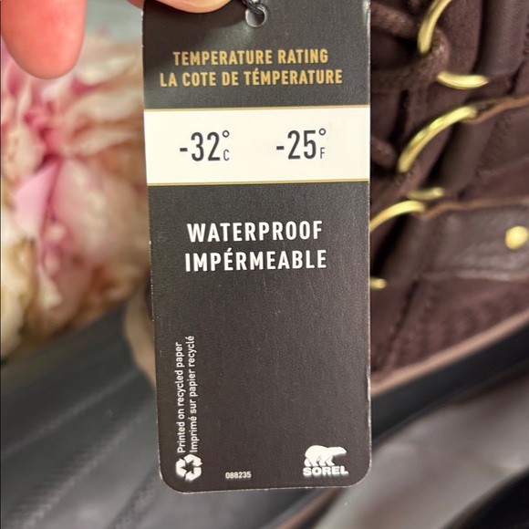 Sorel Joan of Arctic Waterproof Winter Boots | Dark Brown Faux Fur Lined Women’s - Picture 4 of 7